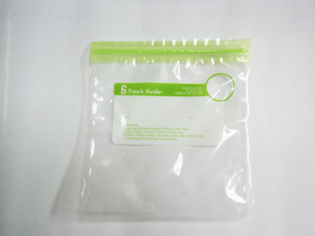 printing mesh Vacuum bag with zipper