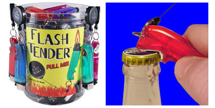 Flash Tender - Retractable Bottle Opener/Lighter