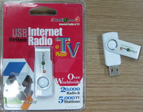 USB Internet Radio & TV Dongle