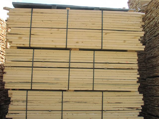 Rough Cut Green Fir Lumber