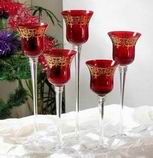 glass candle holder