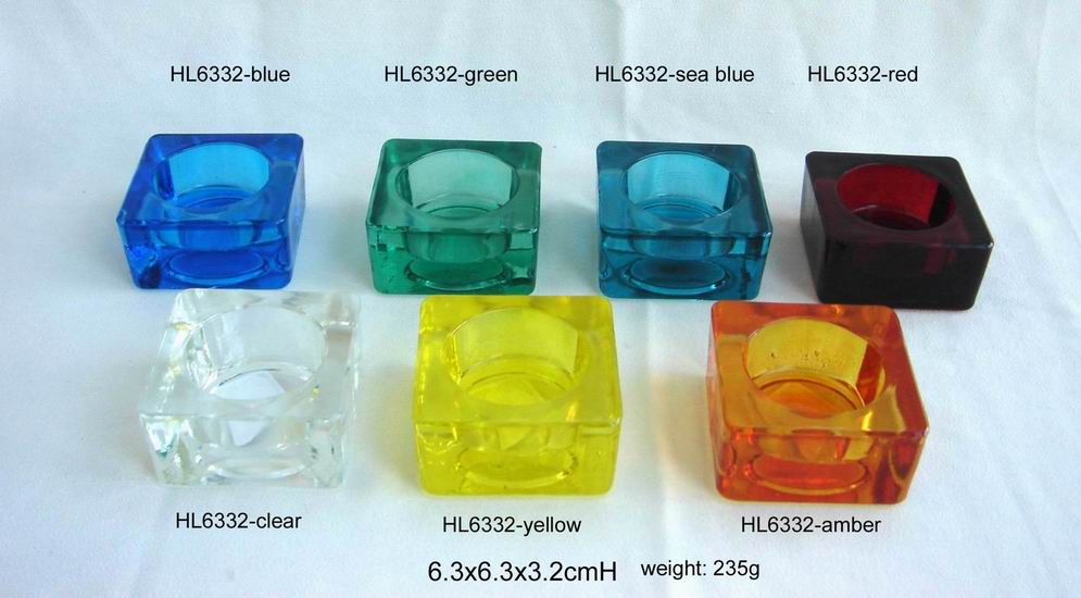 glass candles holders