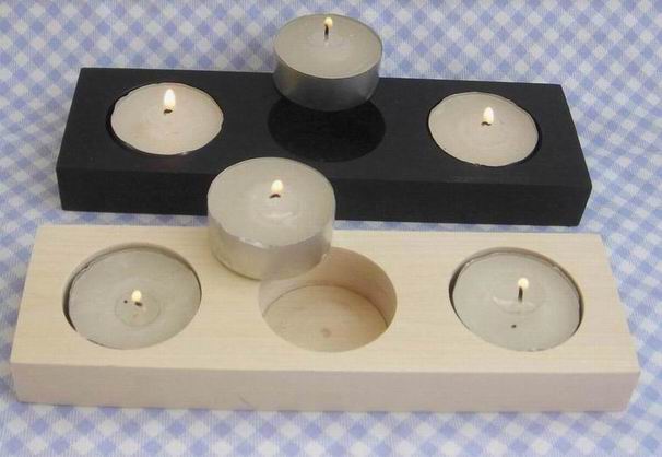 glass candle holders