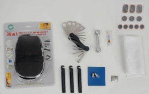 Bicycle Repair Tool Kit With Sabble Bag