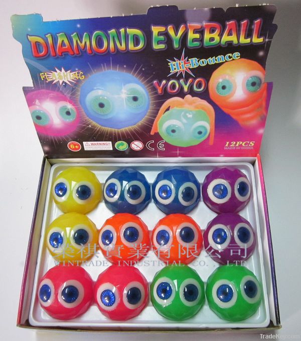Bouncing Flashing Diamand Eyeball