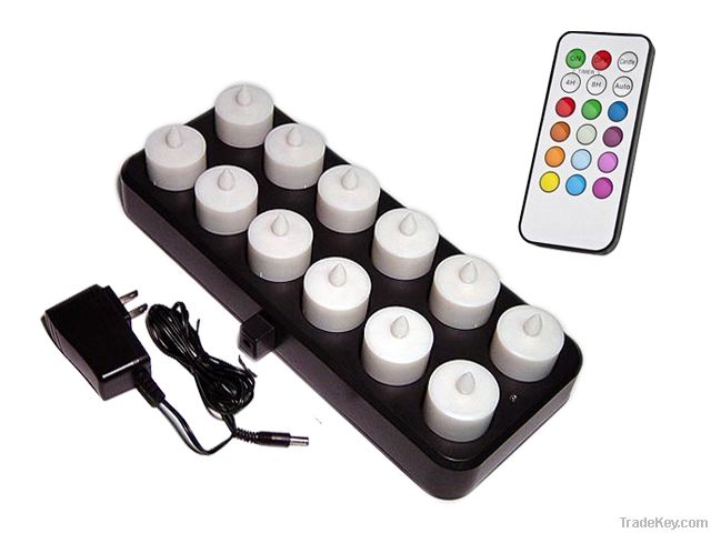 MP-12SC Induction Remote Control Rechargeable Candle Light
