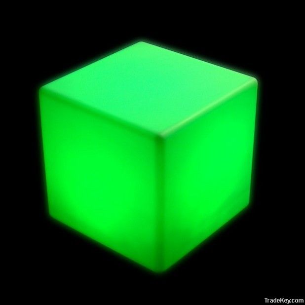 Rechargeable RGB Led Cube for Bar and Night Club
