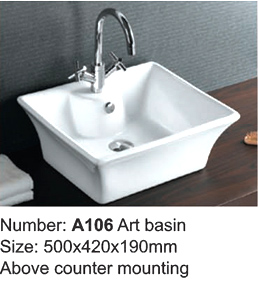 white art basin