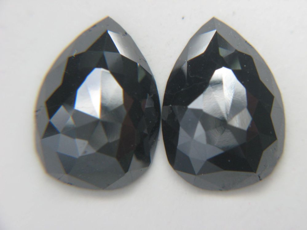 blackdiamond shape cut pair
