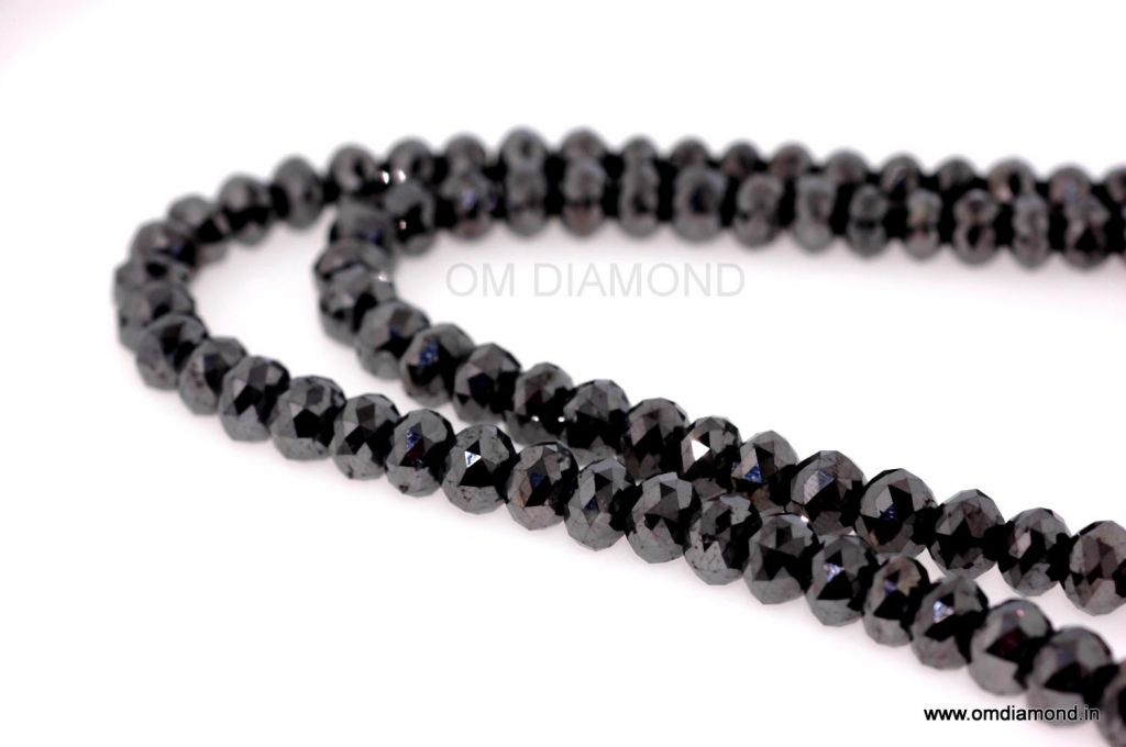 black dimomds necklaces
