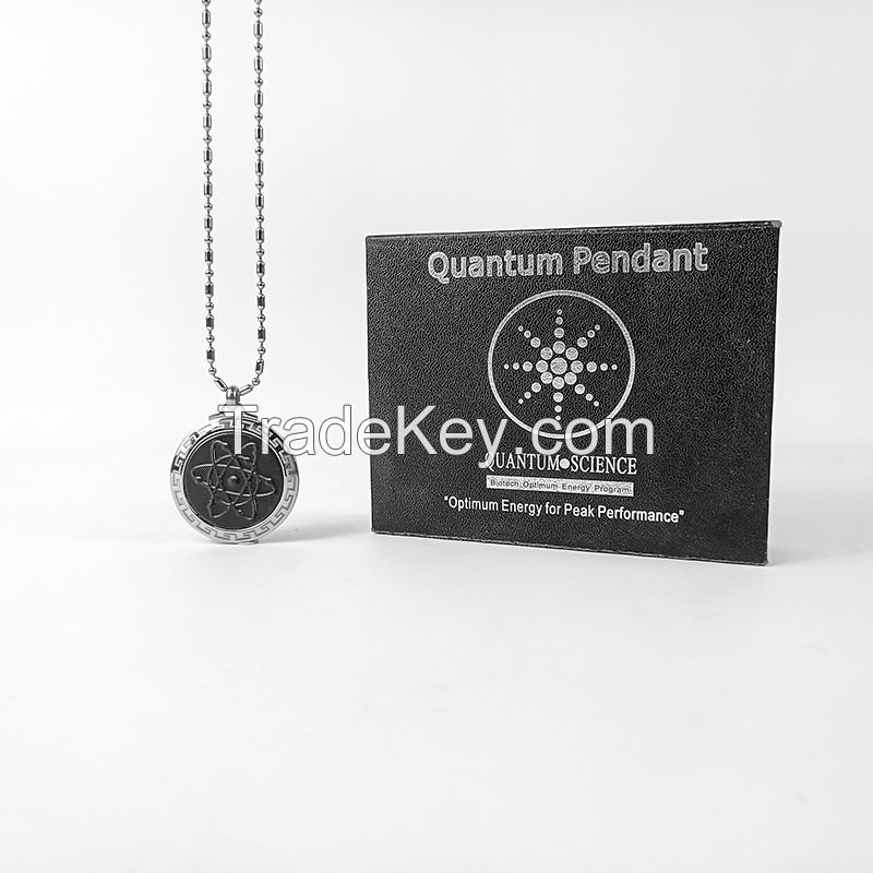 Quantum Energy Negative Ions Stainles Steel Pendant