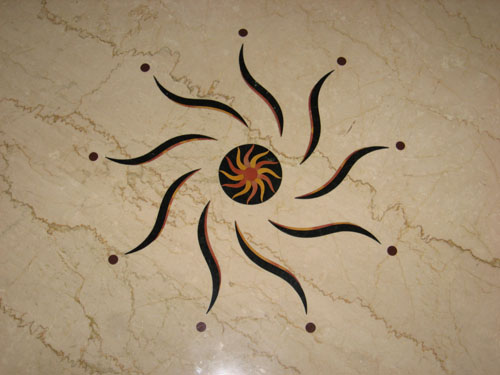marble inlay floorig