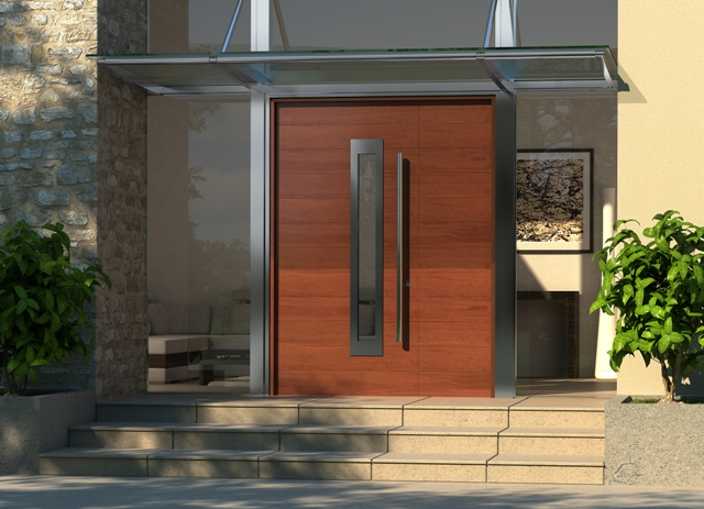 Custom modern doors