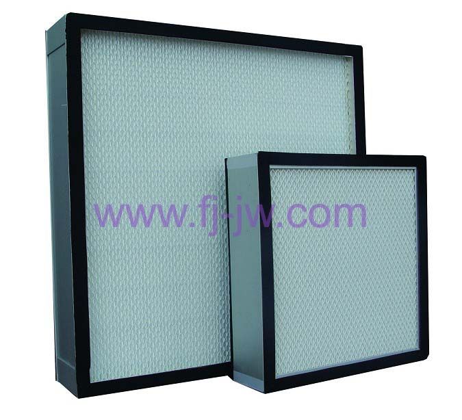 H13, H14 Mini-pleated HEPA Filter for Cleanrooms, Laminar Flow Hoods, HVAC Systems