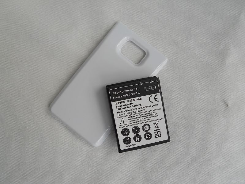 Replacement 3500Mah extended battery cover for Samsung galaxy s2 i9100