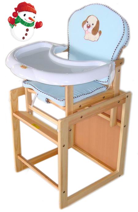 Wooden Baby High Chair