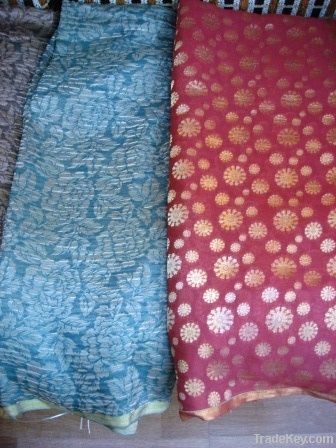 Georgette Brodade Silk Fabric