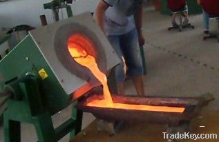 gold, sliver, copper, steel, aluminum, induction melting furnace