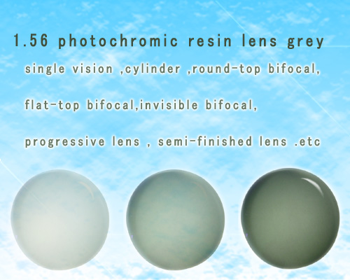 1.56  photochromic lens(grey,brown)