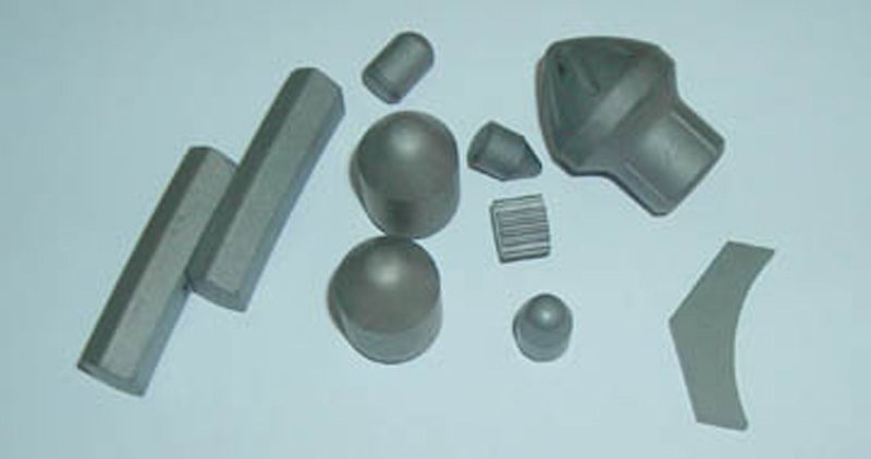 Cemented carbide inserts, button, tips