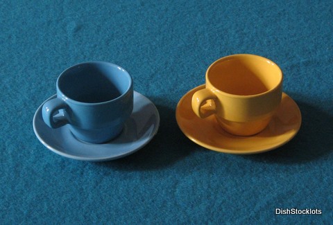 Stocklot Ceramic Coffee cup & saucer