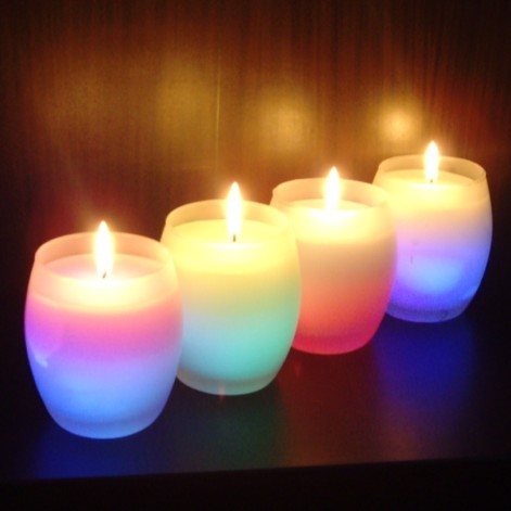 Jar candle Color Changing Candle