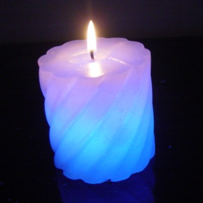 Spiral Shape  Color Changing Candle