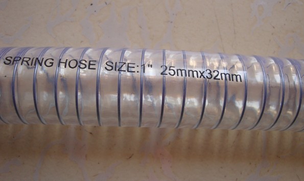 pvc steel wire spiral strengthen hose