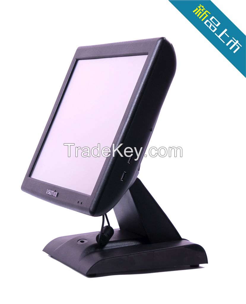 15inch All-in-one touch POS Terminal with LED Display, Touch POS Termin