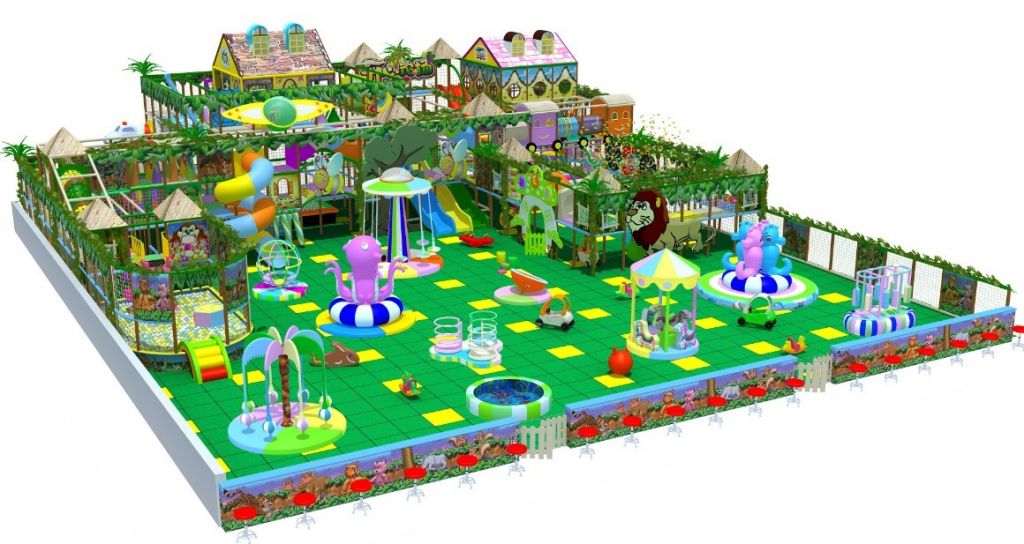 Newest Naughty Casle Soft Play Center for Kids