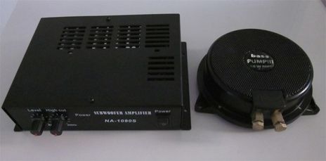 Bass shaker amplifier