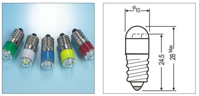 LED SMD T10 E-10 3Chips