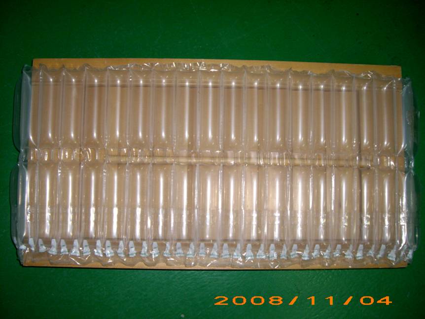 air bag packing for wood blind or shutter