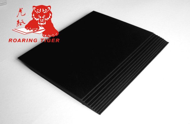 Velvet Black Paper for Boxes