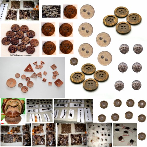 Coconut Button &amp; other Coconut Shell Products