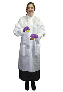 Disposable SMS Lab Coat,Disposable Non woven  Lab Coat