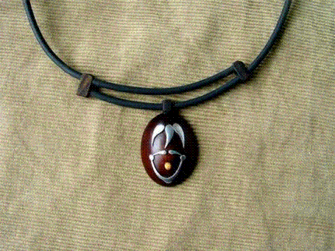 Wooden necklace