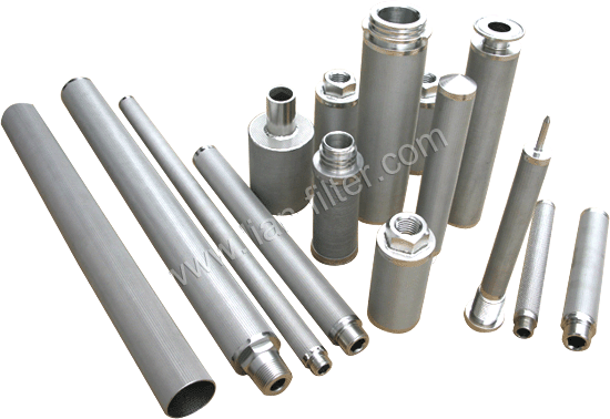 cylindrical filter elements