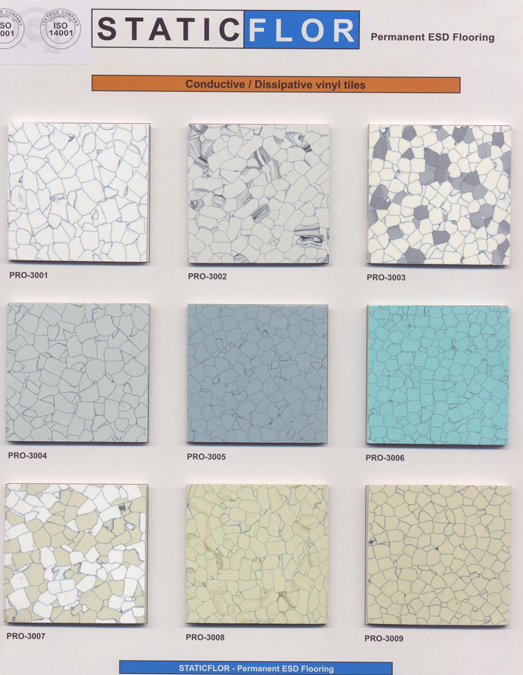 PVC antistatic floor