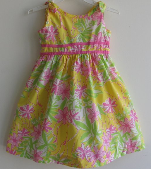 Lilly Pulitzer Girl Dress 2T-8 100 PCS with 3 Patterns