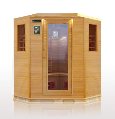 corner infrared sauna