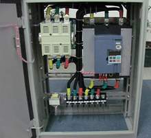 motor soft start cabinet with bypass contactor