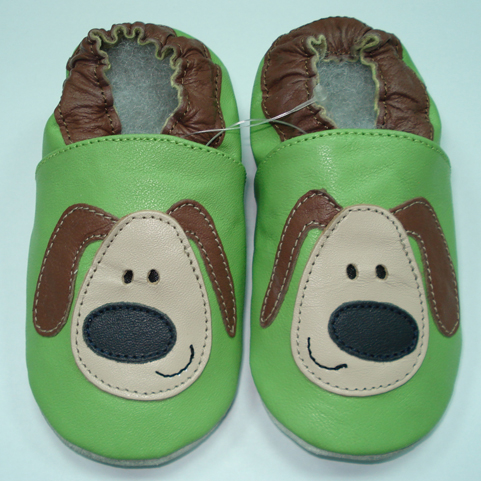 Soft leather baby shoes