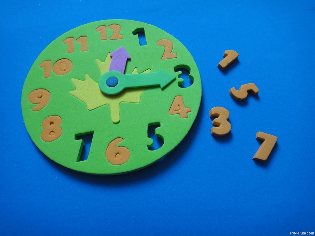 Foam clock