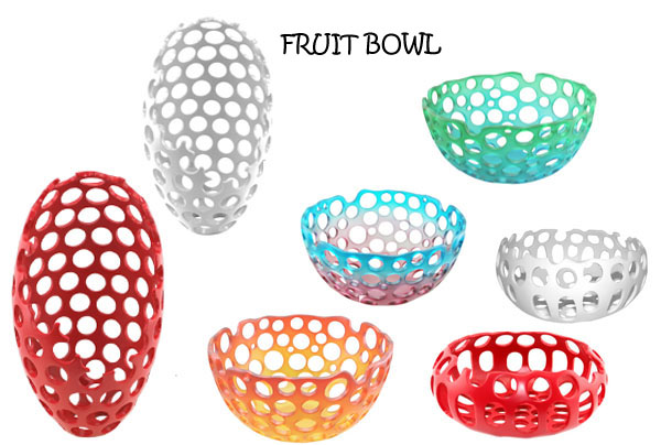 RESIN FRUIT PLATE, FRUIT ***** HOLDER