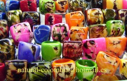 ANILLOS DE TAGUA RESINADO