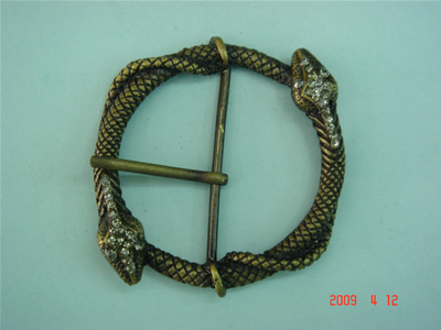 snake  shaped matel belt buckles