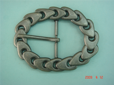 oval matel belt buckles