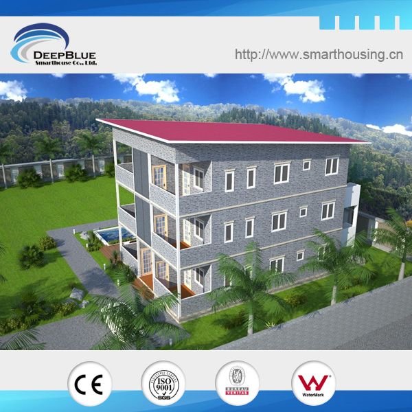 SOHO steel structure prefabricated apartments building