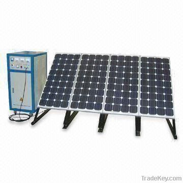Solar Power System with 110/220V Output Voltage and 500W Peak Power